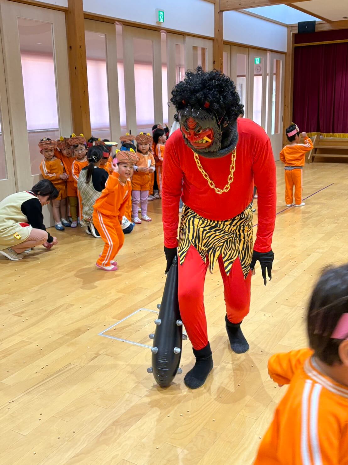 節分に鬼がやってきました～👹